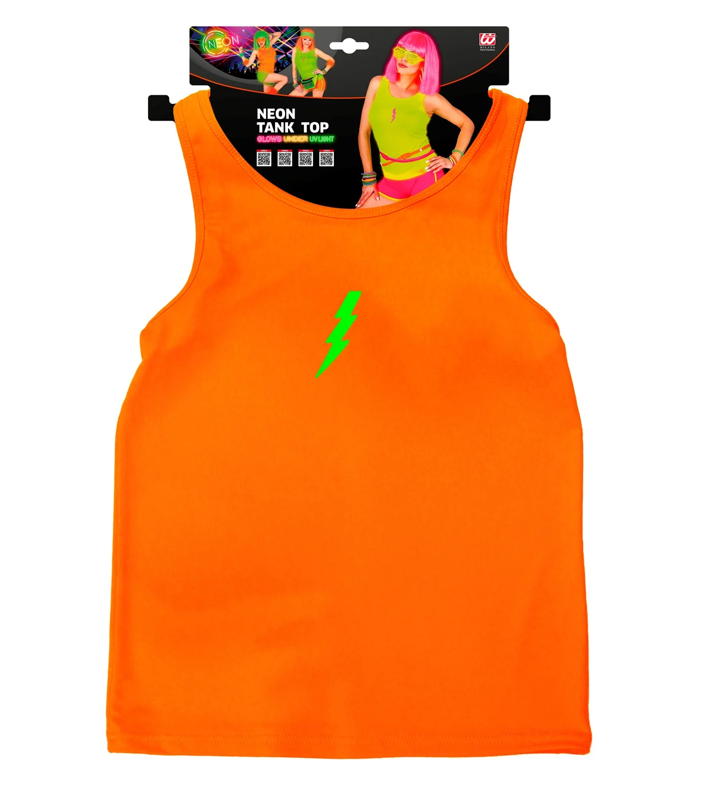 Neon oranje shirt dames - Image 5