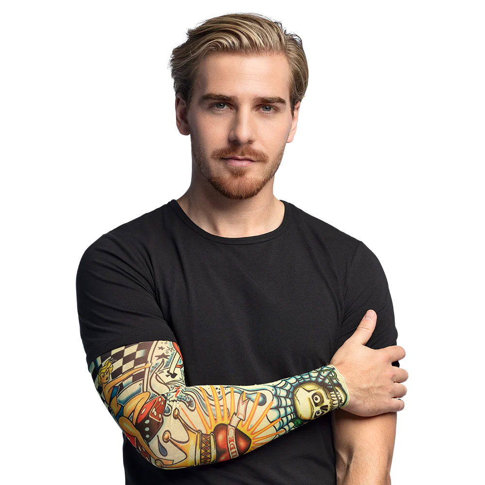 Tatoeage mouw Gambler - Image 3