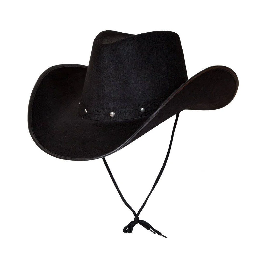 Texaanse cowboyhoed zwart - Image 3