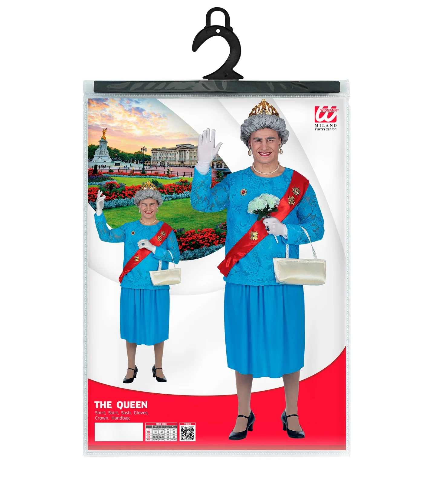 Engelse koningin kostuum Queen Mum - Image 4