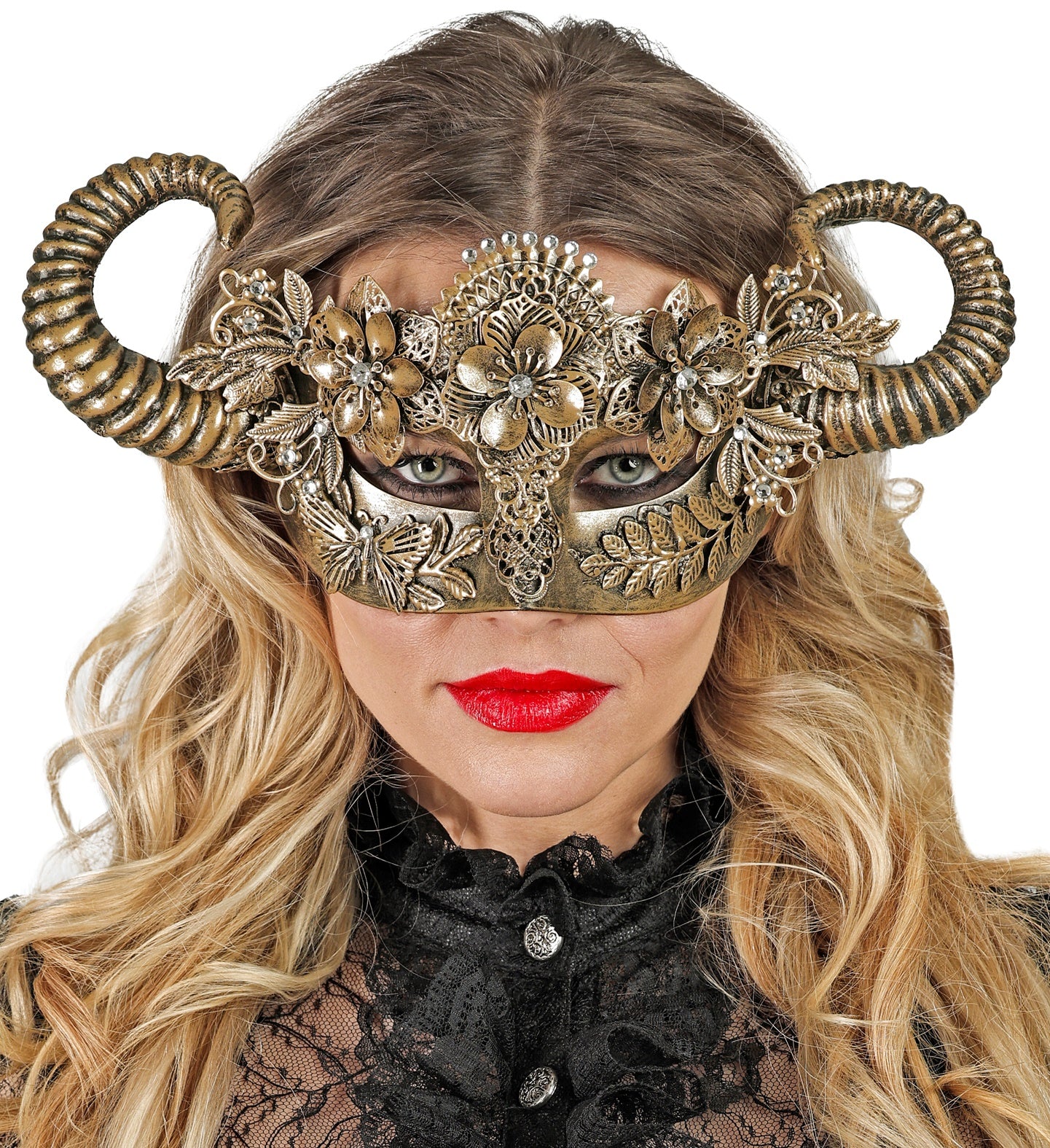 Oogmasker Ram goud luxe - Image 3