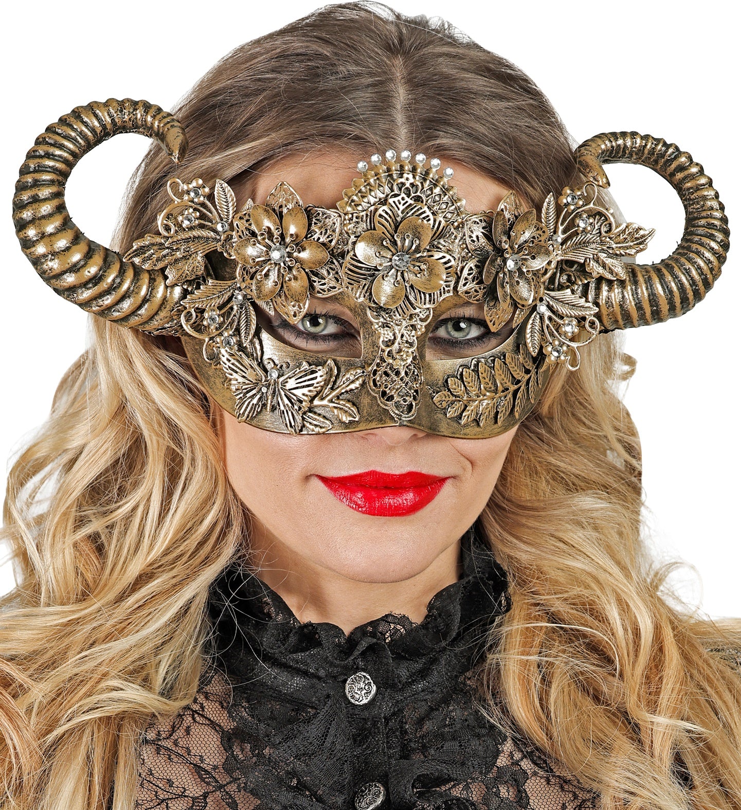 Oogmasker Ram goud luxe - Image 5