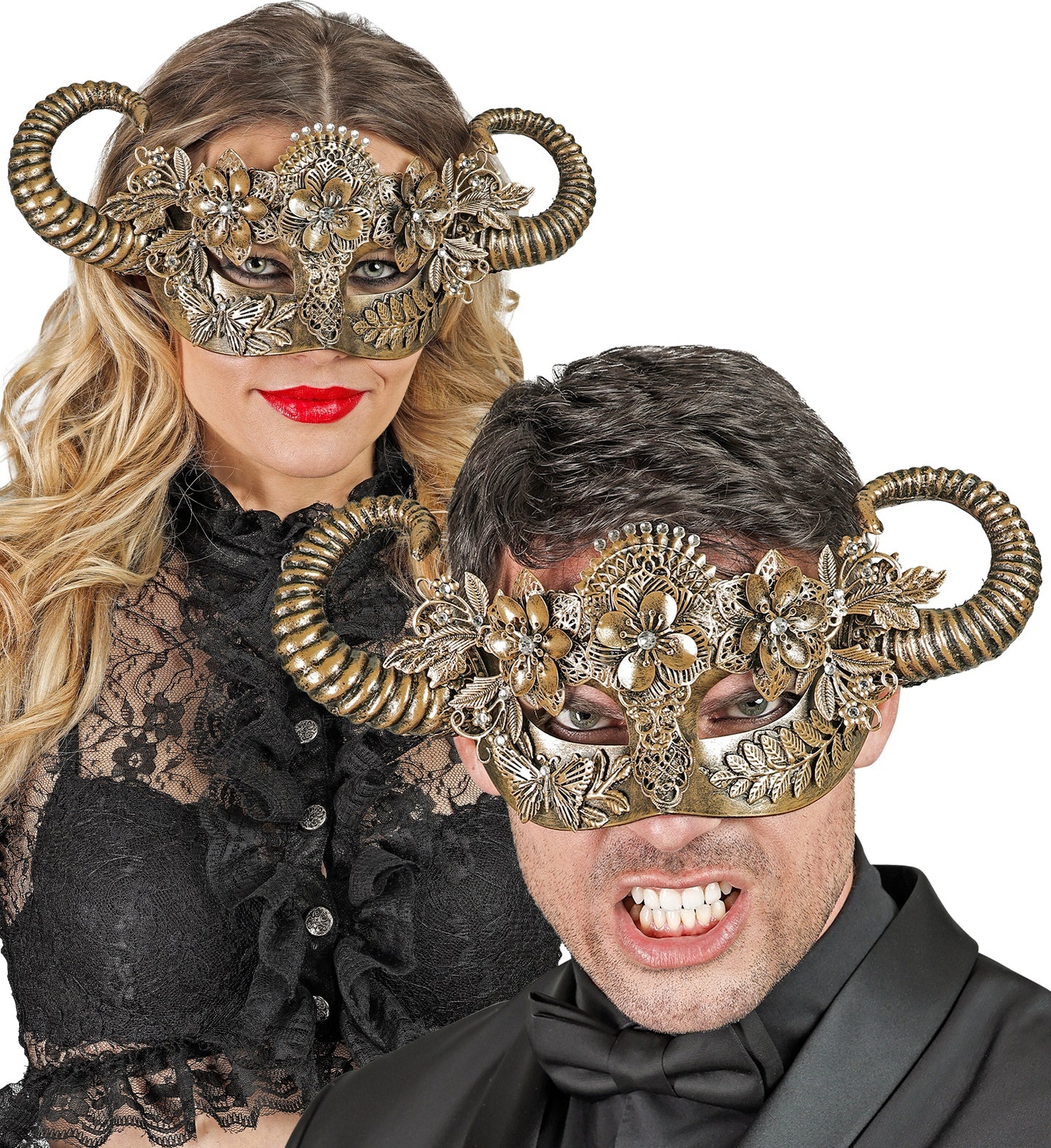 Oogmasker Ram goud luxe - Image 6