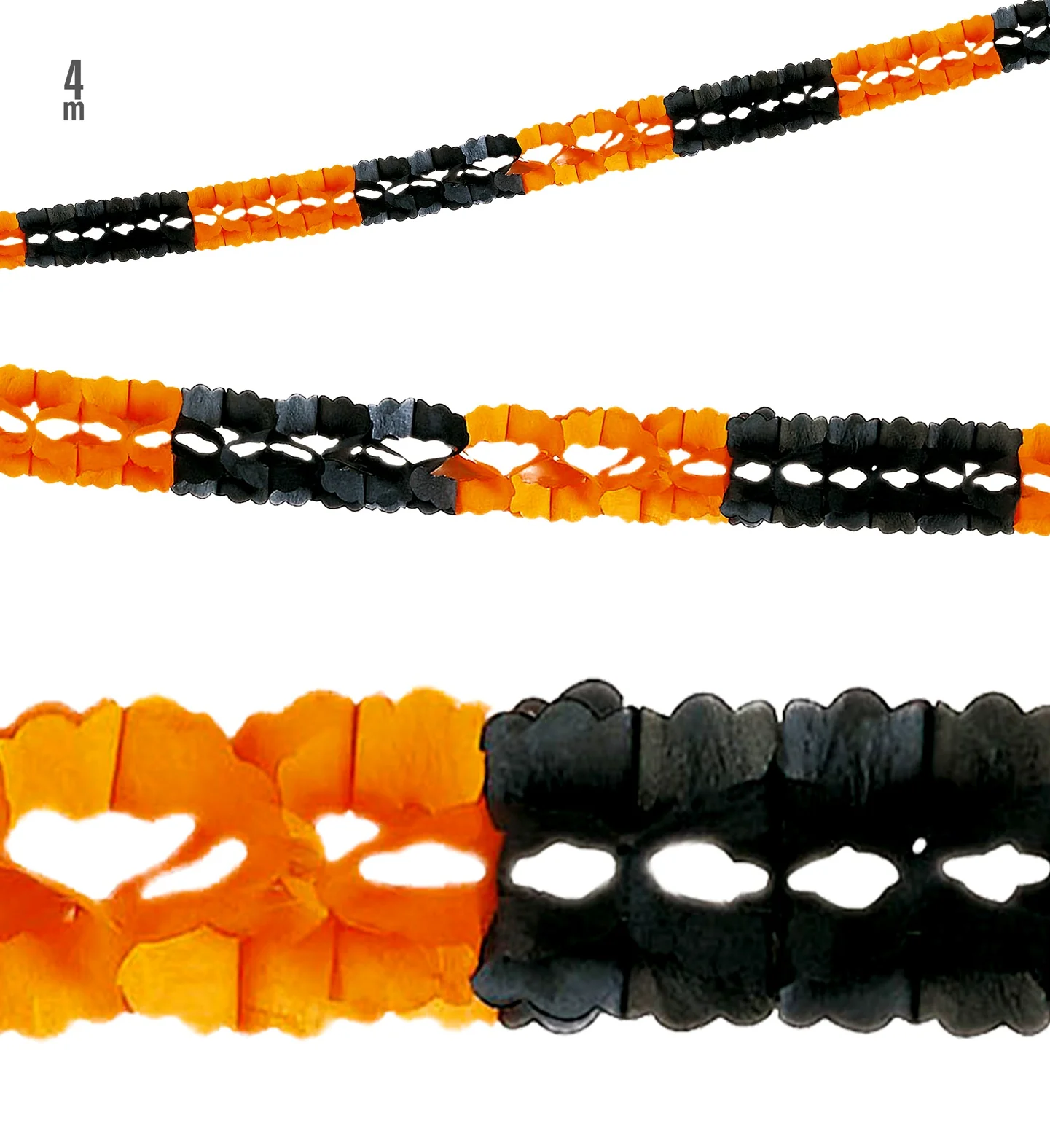 Halloween slinger oranje zwart - Image 2