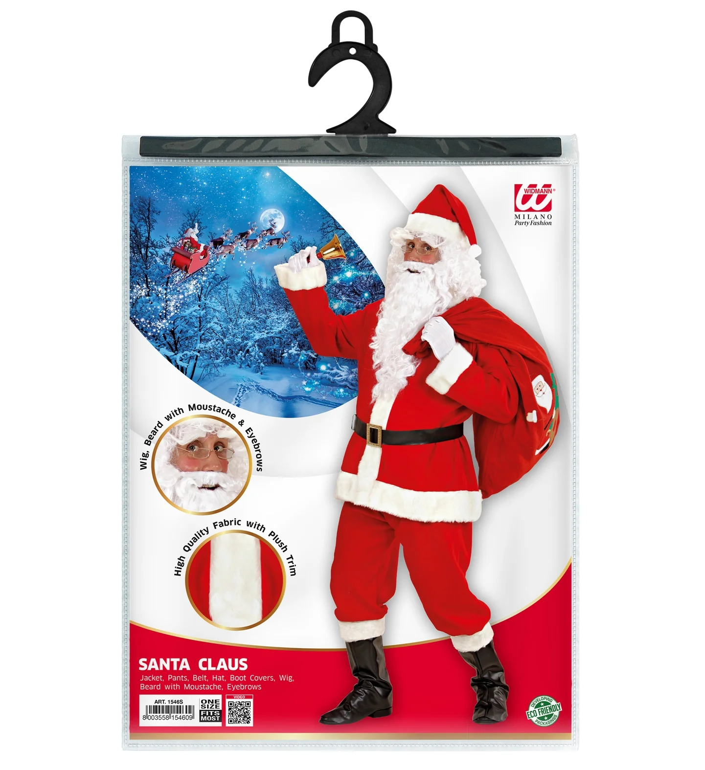 Kerstman kostuum luxe compleet - Image 4