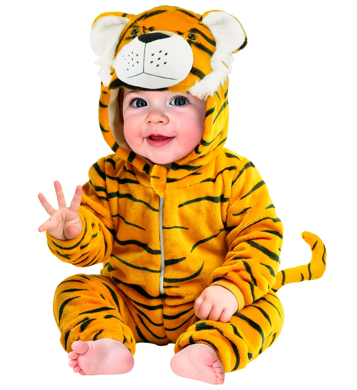 Tijger kostuum pluche fluweel tiger - Image 3