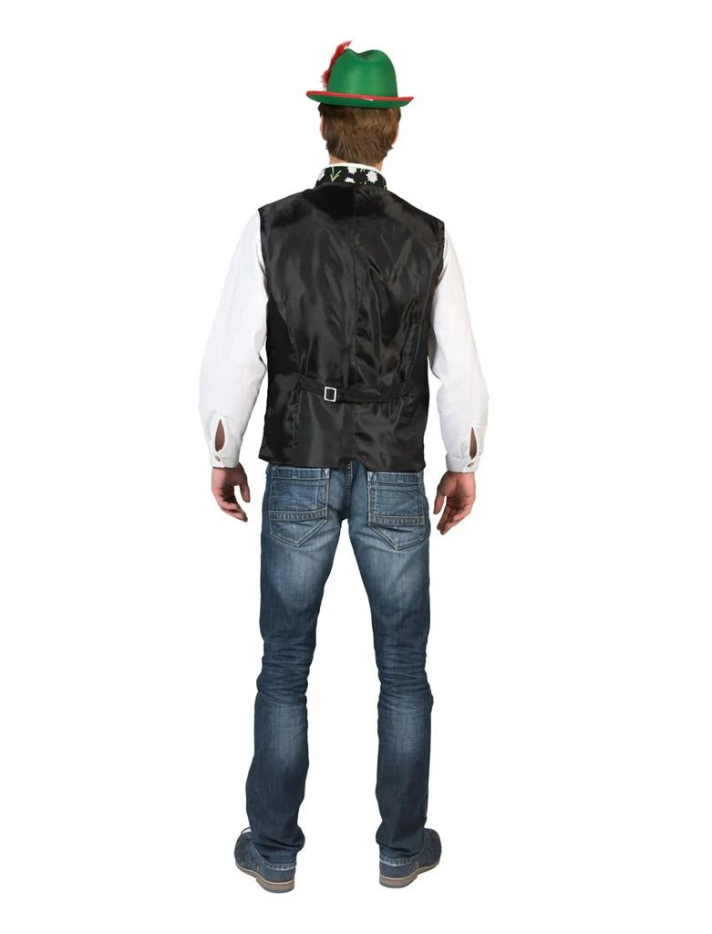 Tiroler vest met edelweis print - Image 3
