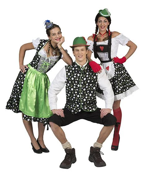 Tiroler vest met edelweis print - Image 5