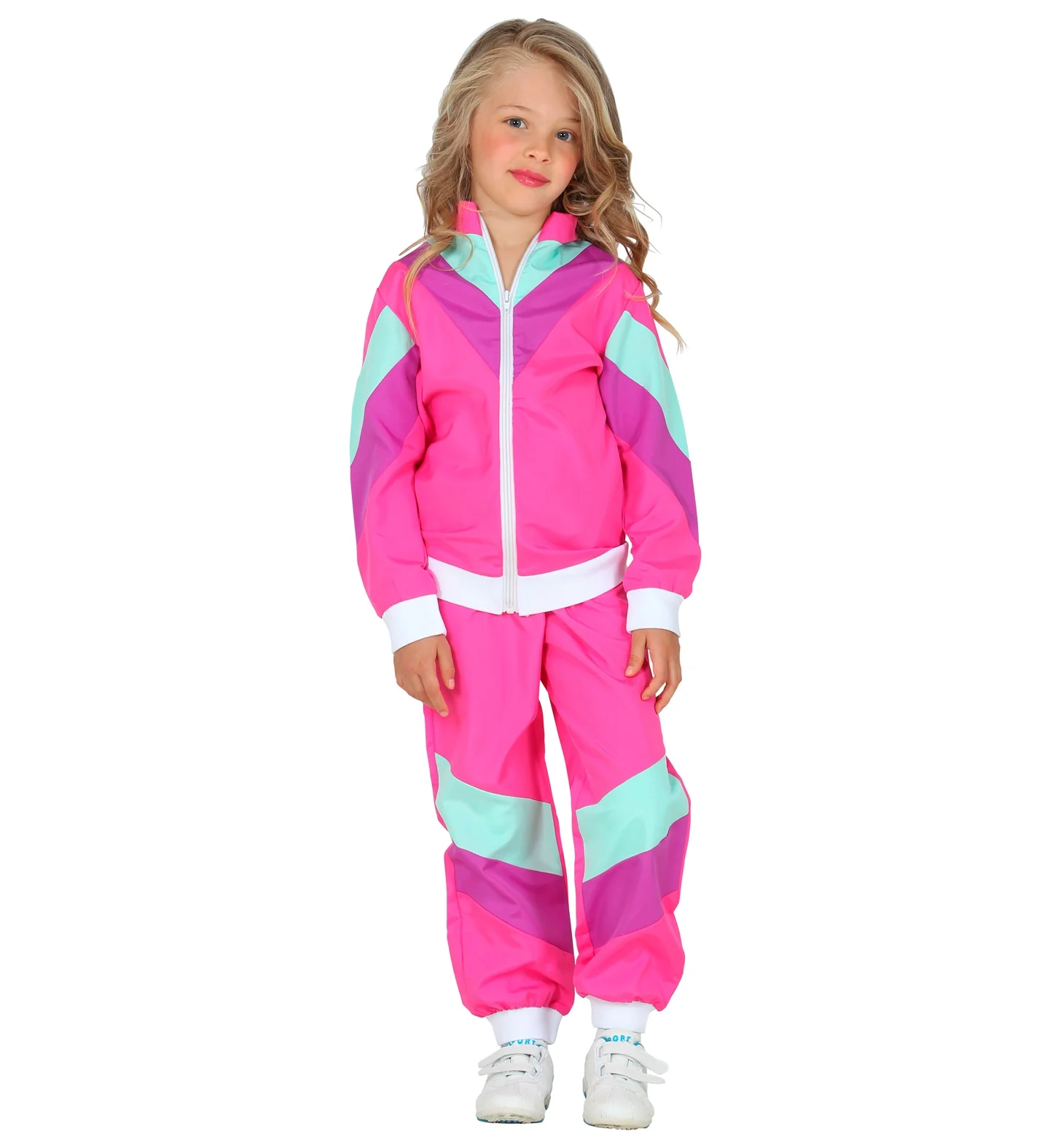 Trainingspak jaren 80 roze kinderen - Image 3
