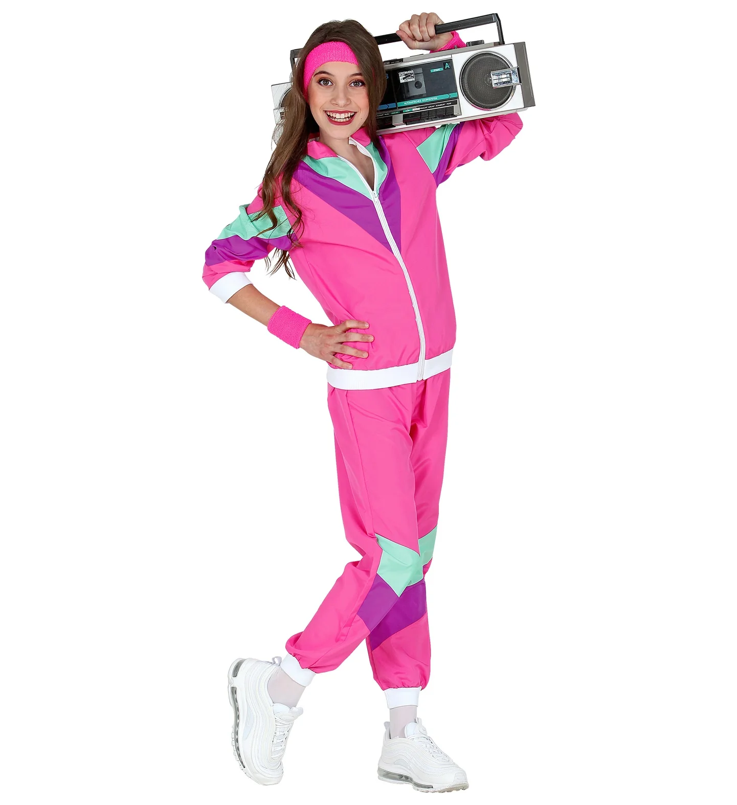 Trainingspak jaren 80 roze kinderen - Image 4