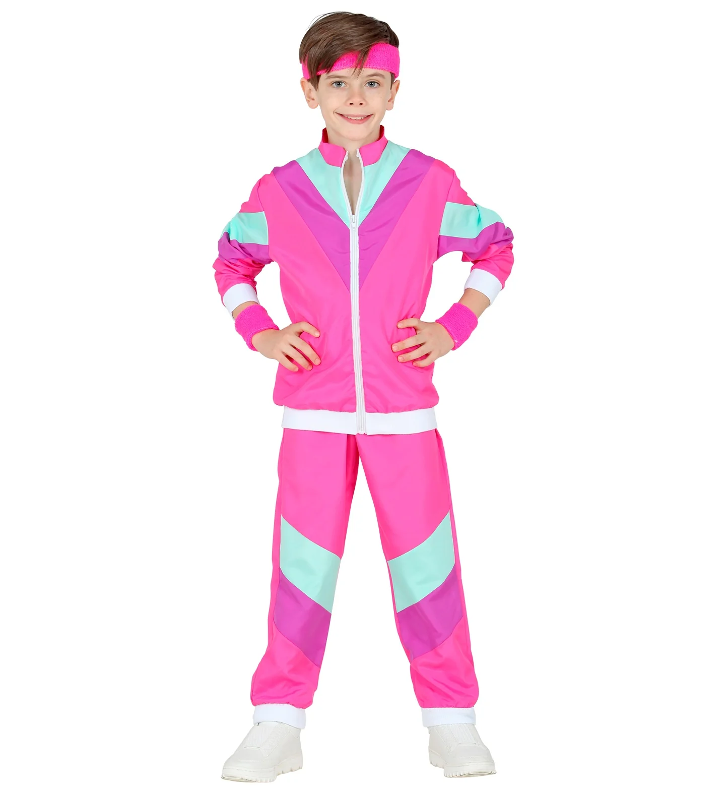 Trainingspak jaren 80 roze kinderen - Image 6