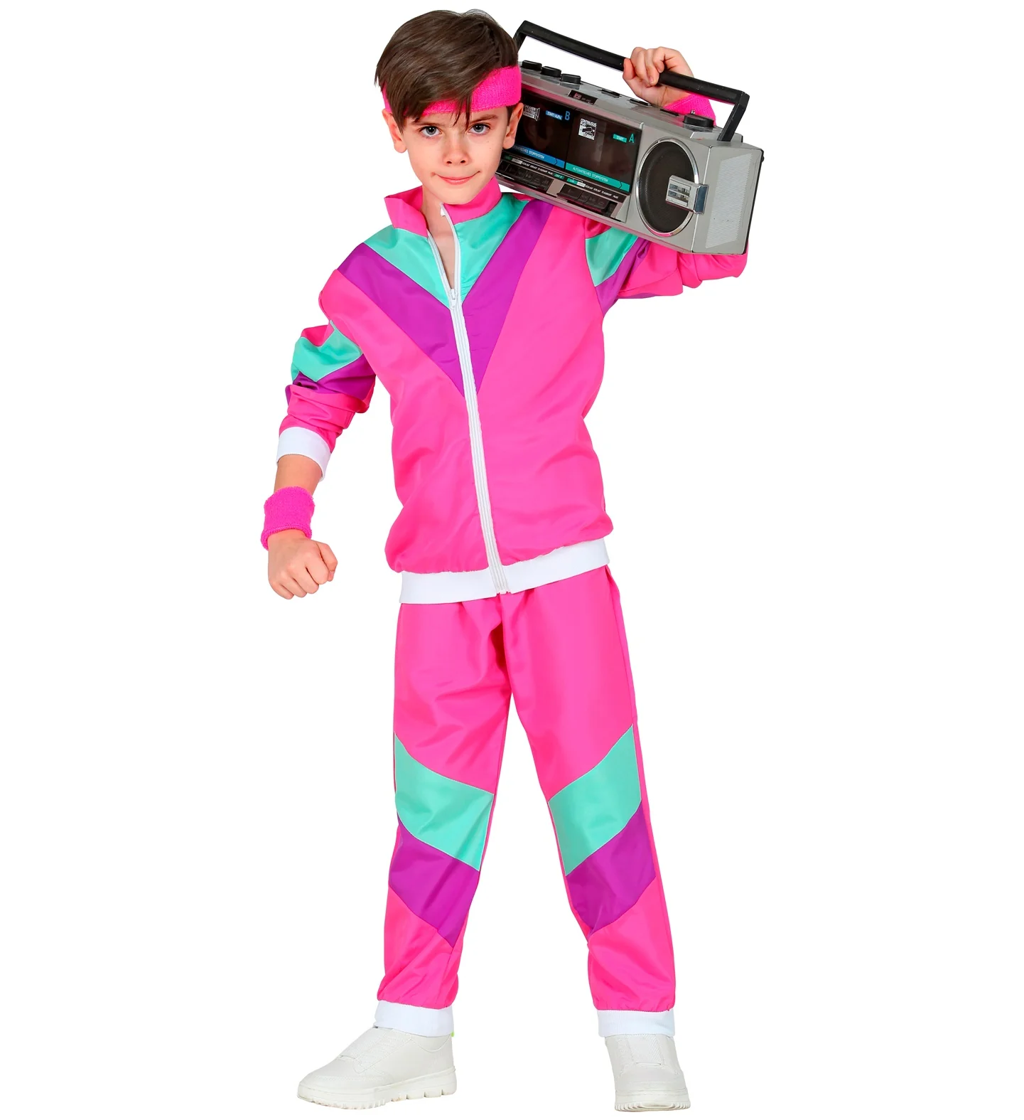 Trainingspak jaren 80 roze kinderen - Image 7