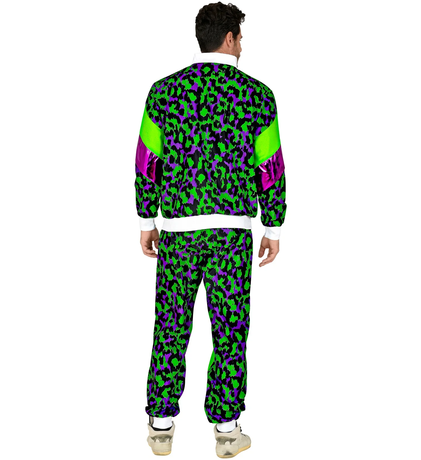 Trainingspak neon panter print retro - Image 3