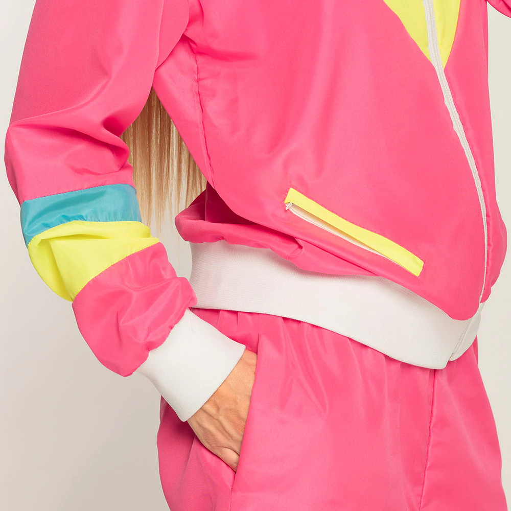 Trainingspak Retro babe neon roze - Image 3
