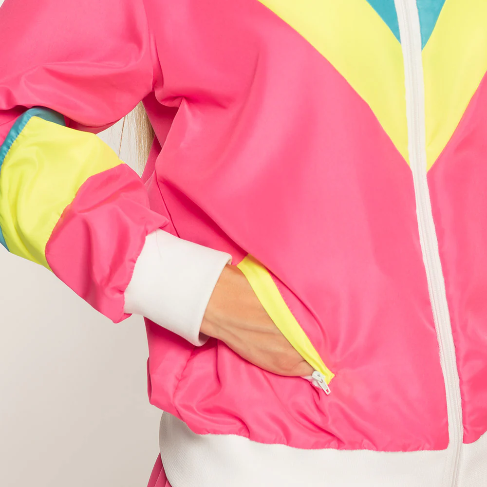 Trainingspak Retro babe neon roze - Image 4