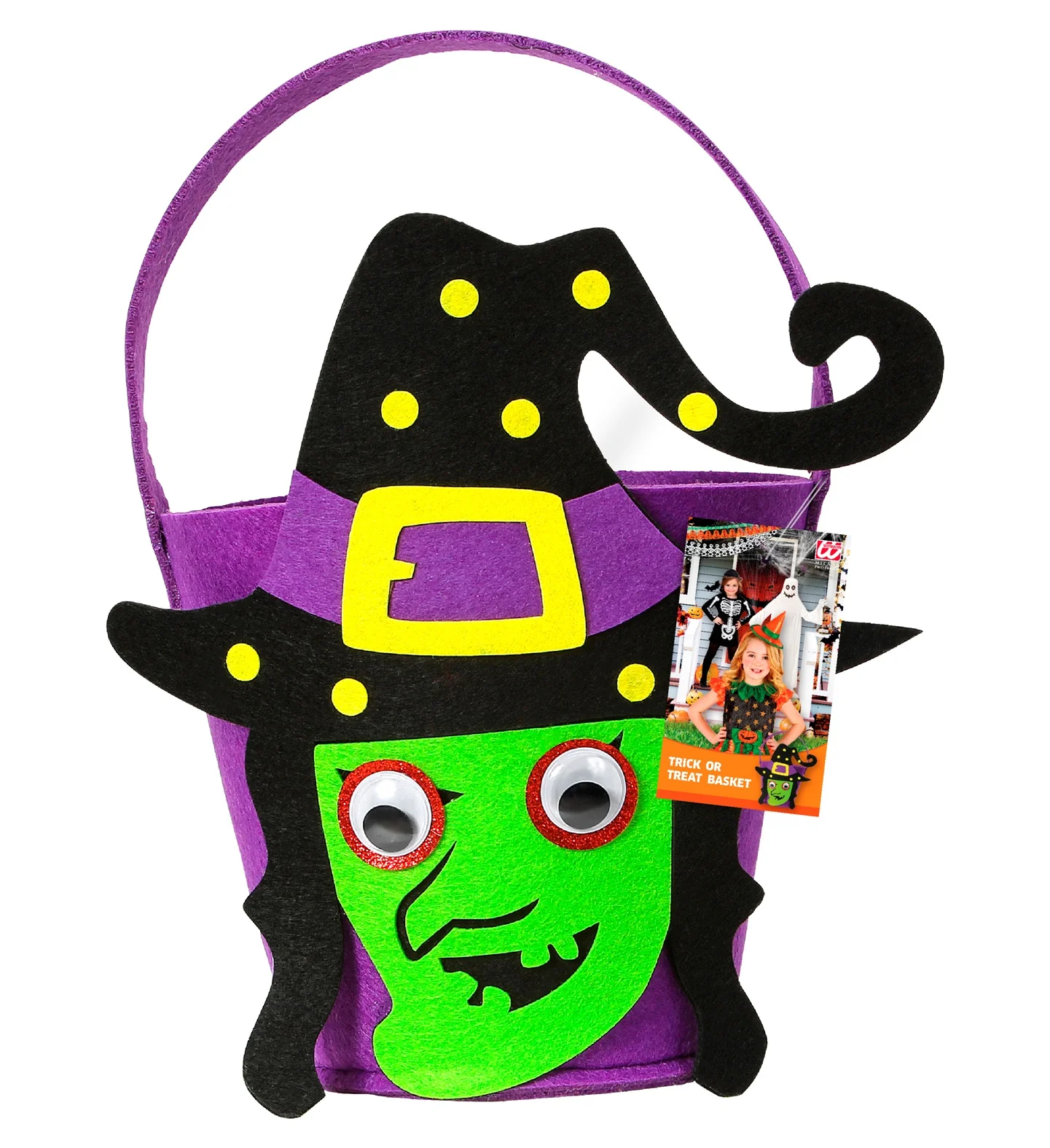 Paars heksen snoeptasje halloween - Image 3