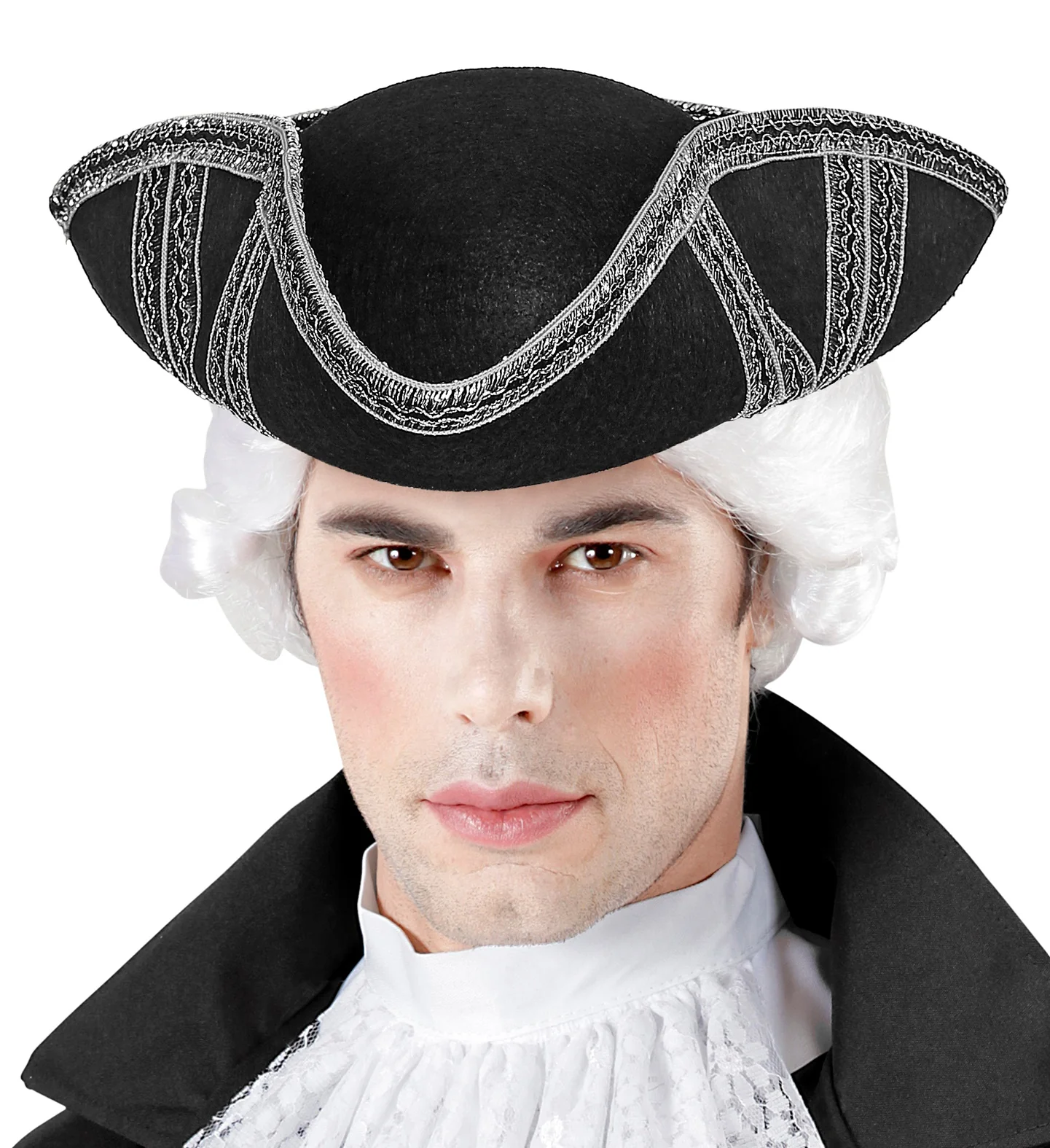 Zilveren tricorn piraat - Image 3