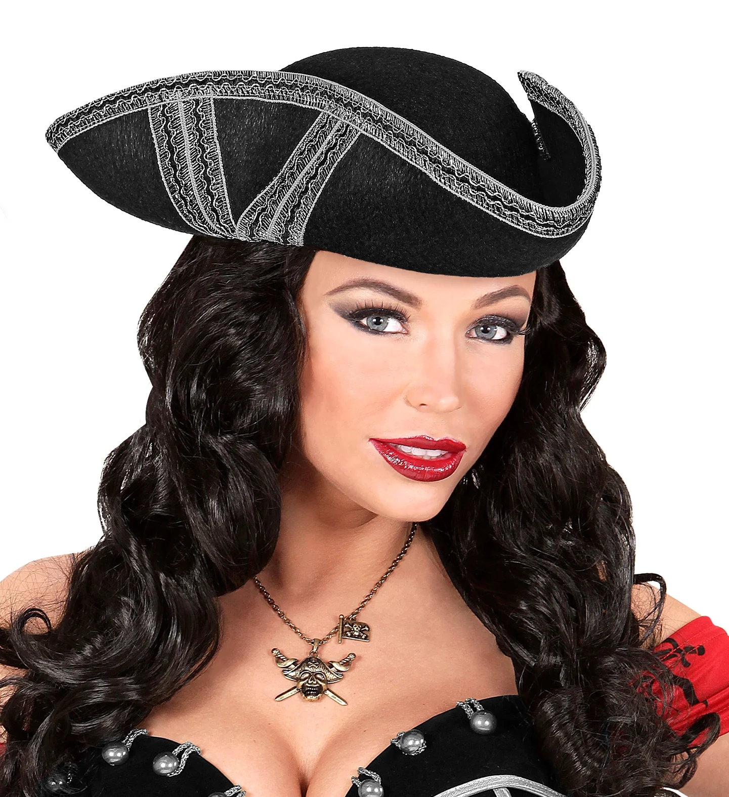 Zilveren tricorn piraat - Image 4