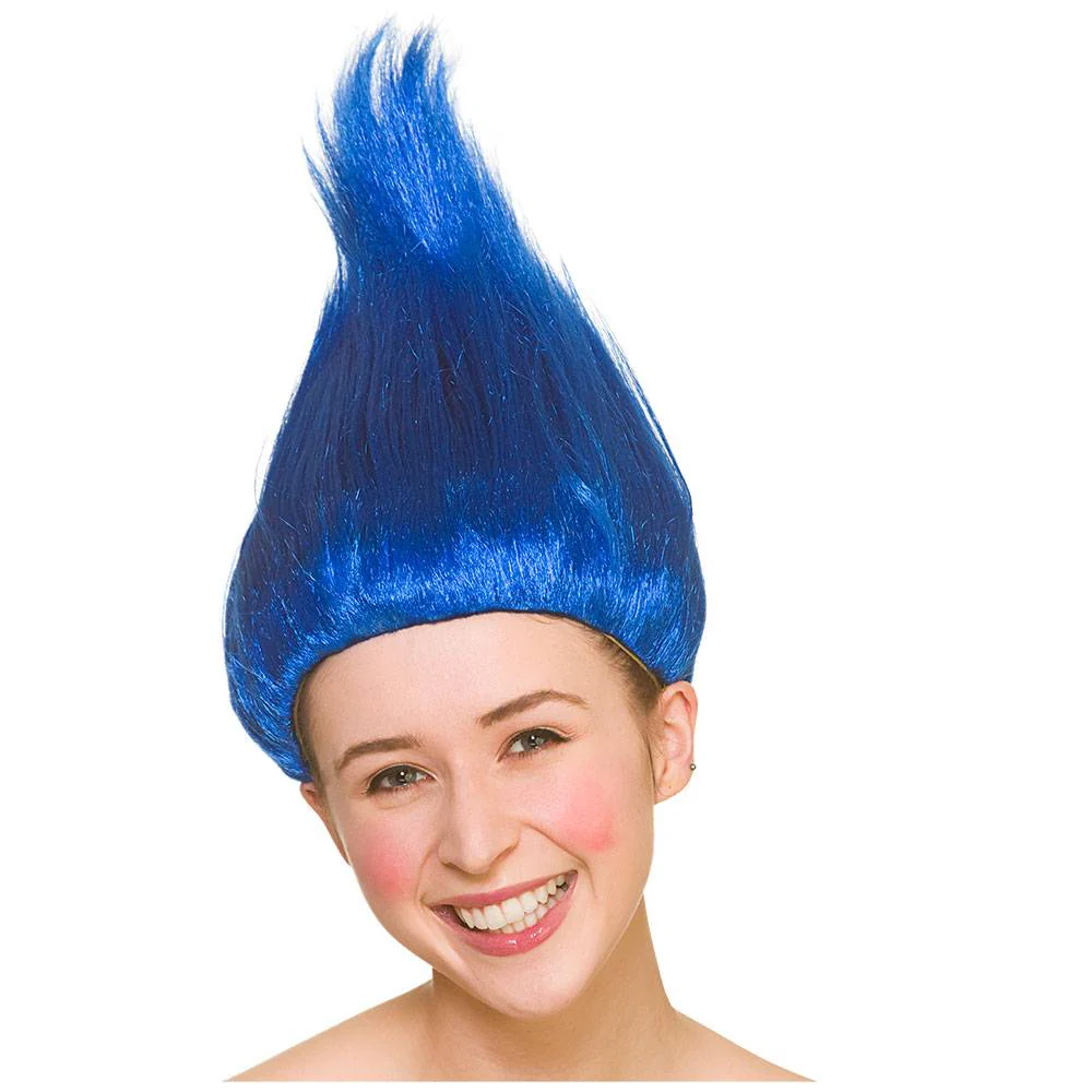 Trol pruik blauw - Image 2