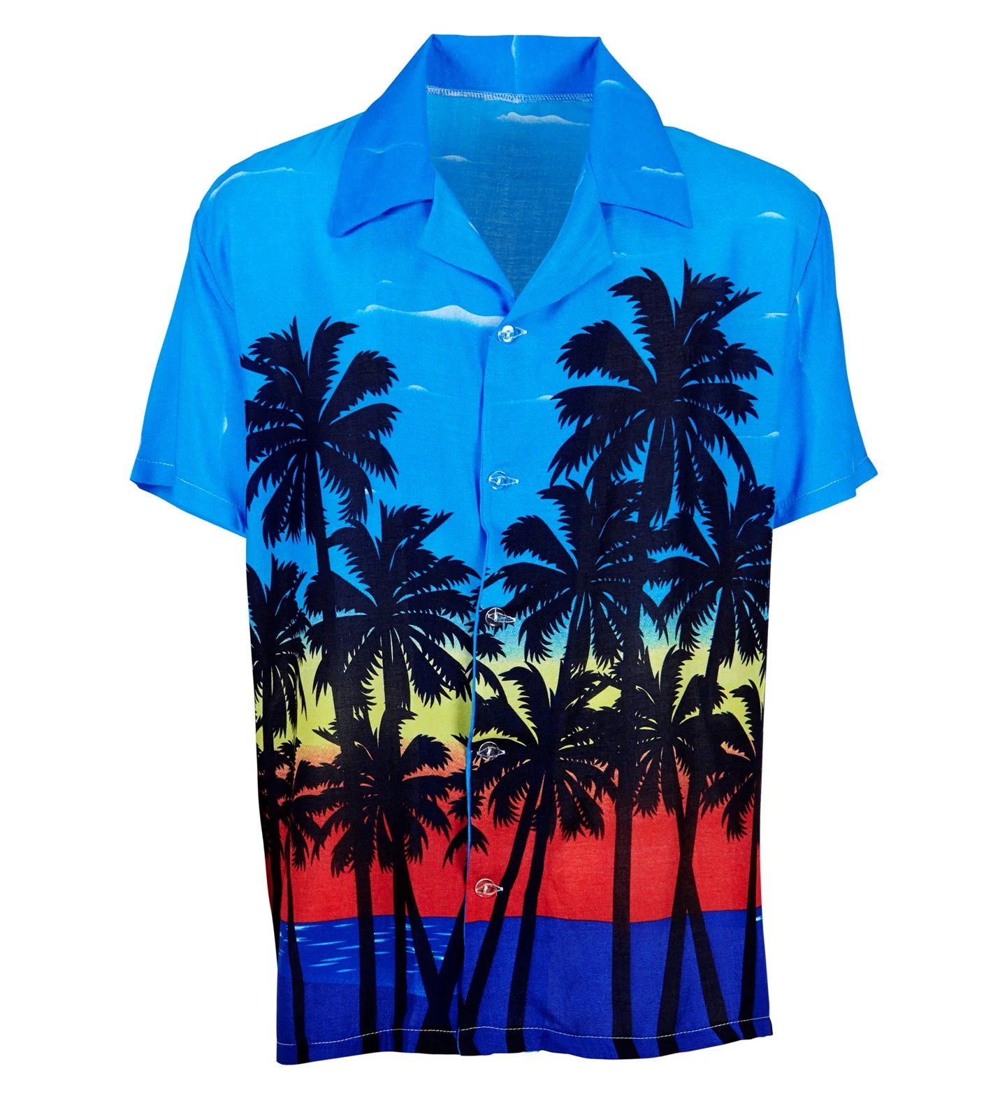 Hawaii shirt blauw palmbomen - Image 6
