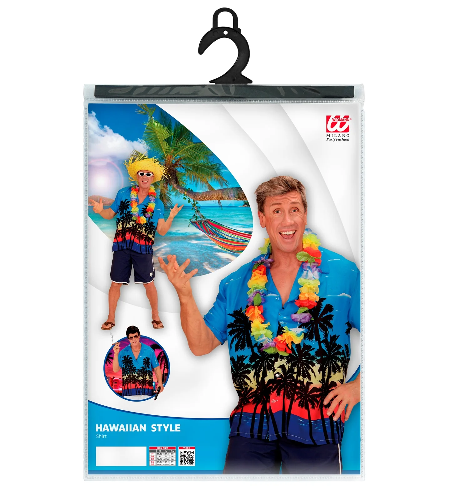 Hawaii shirt blauw palmbomen - Image 7