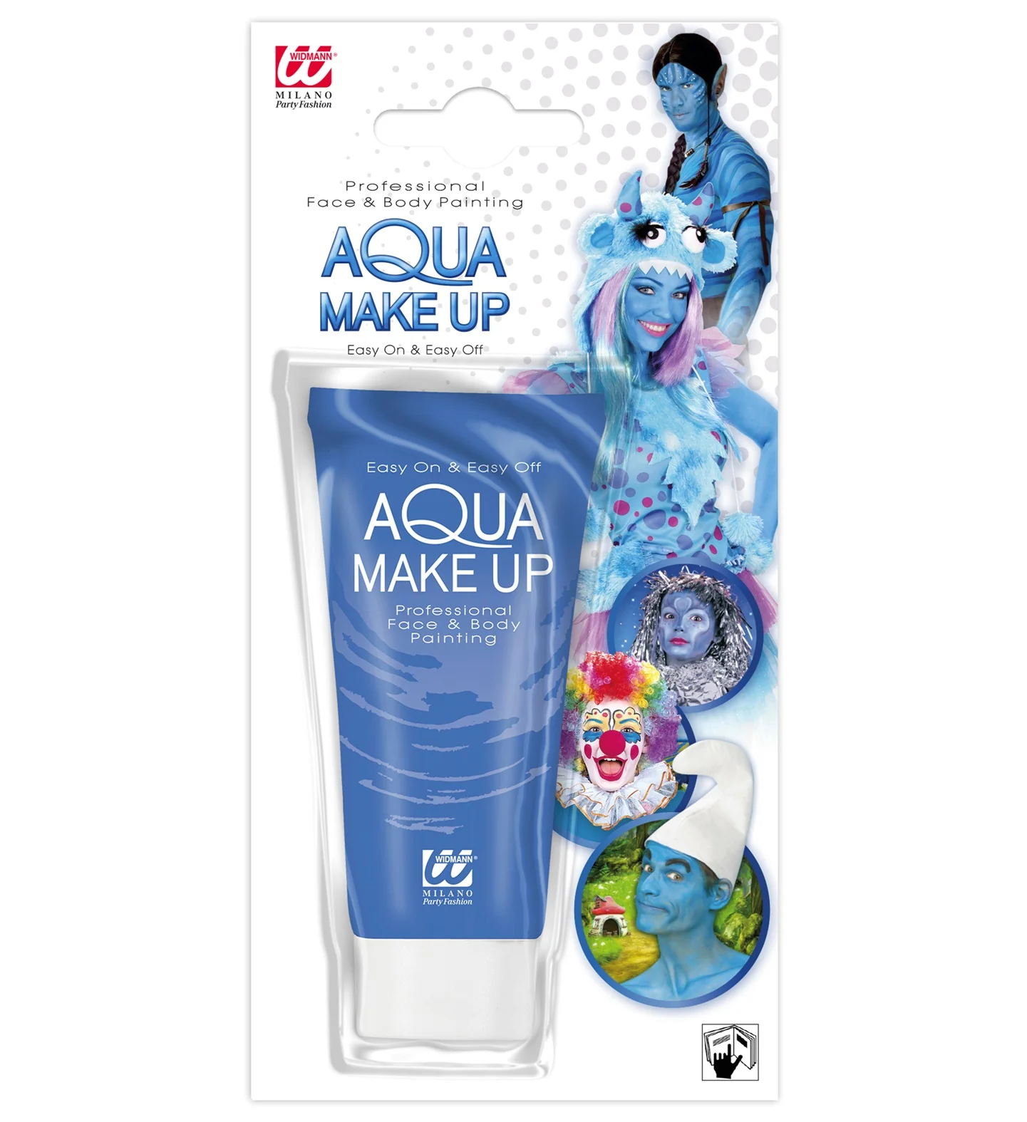 Tube met blauwe aqua schmink - Image 6