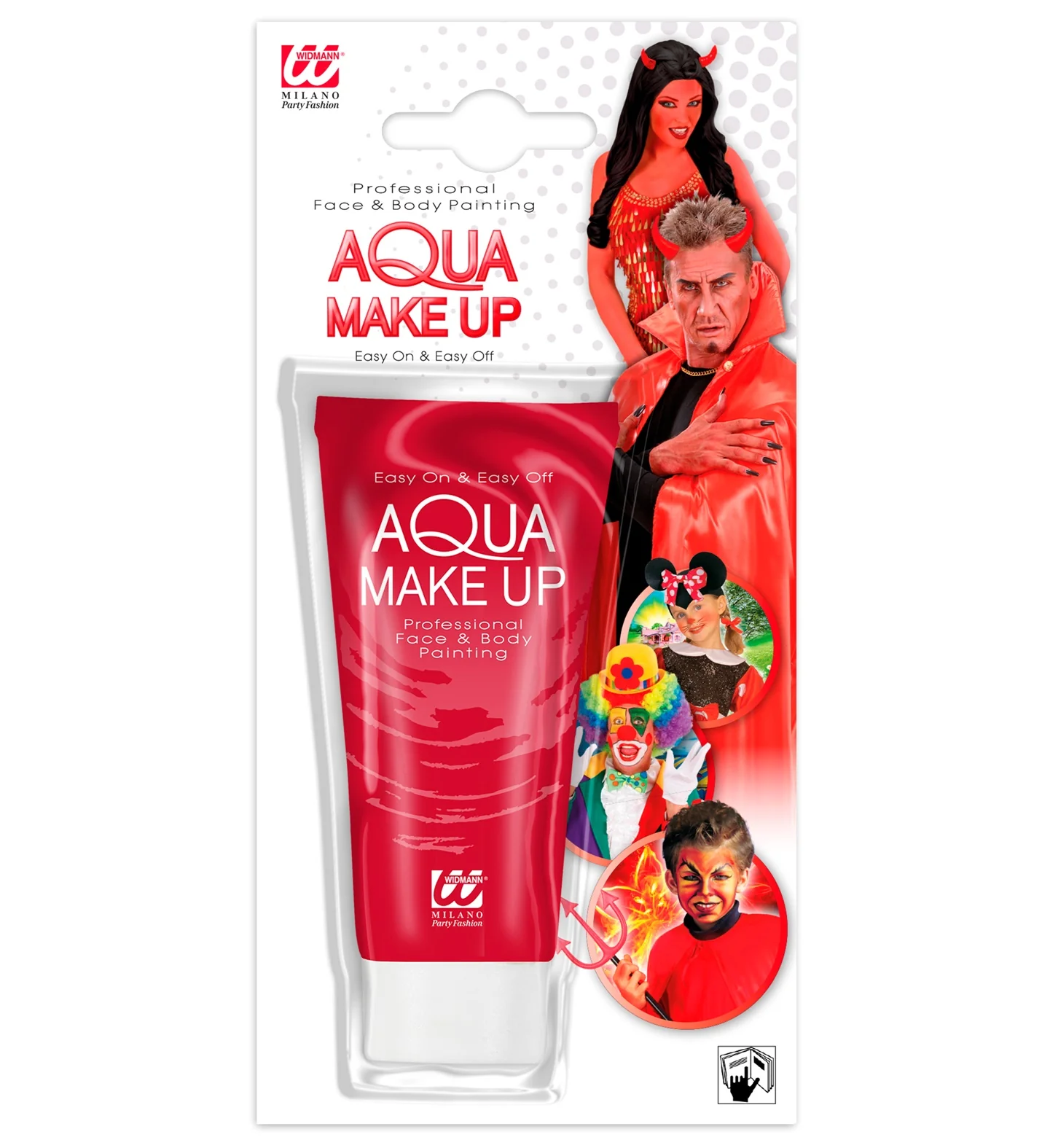Tube met rode aqua schmink - Image 5