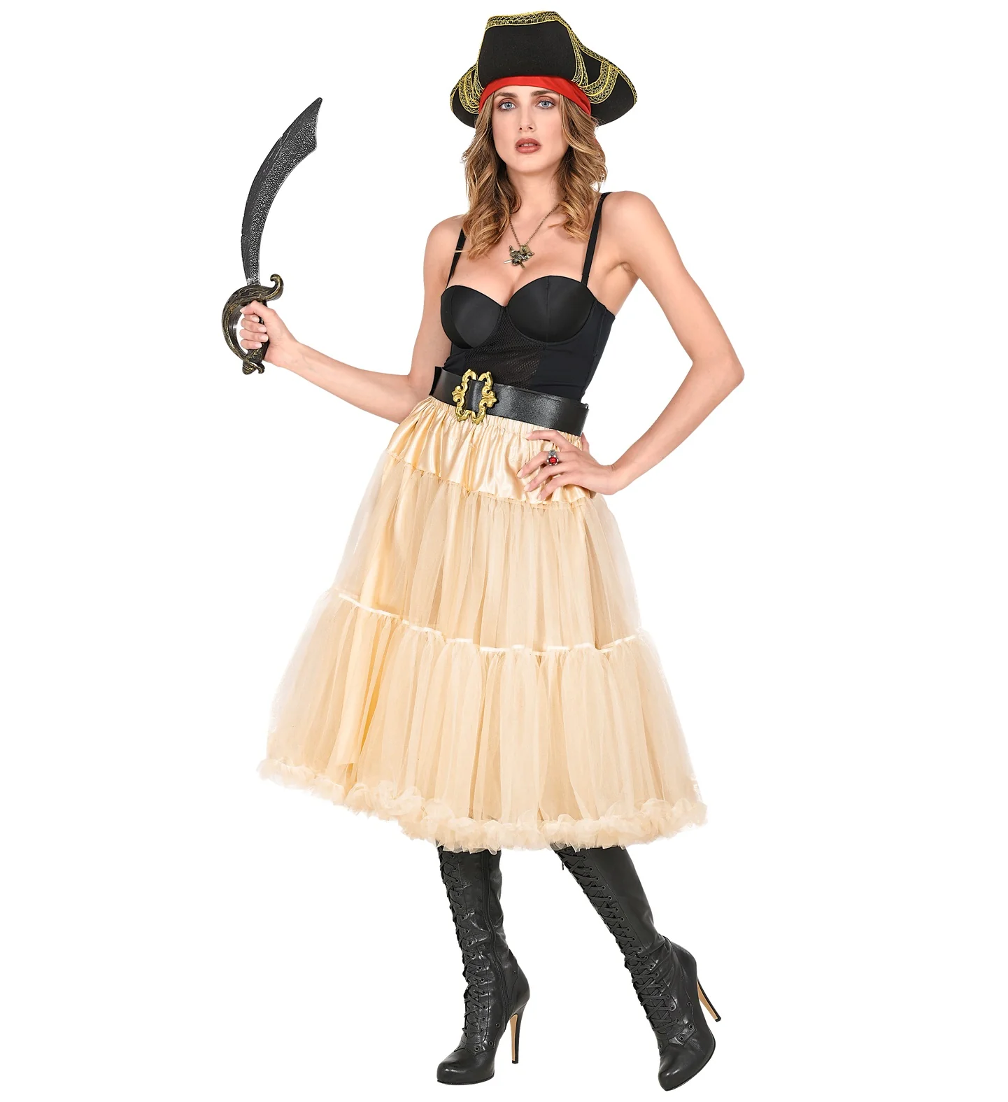 Petticoat creme tule 65cm - Image 3