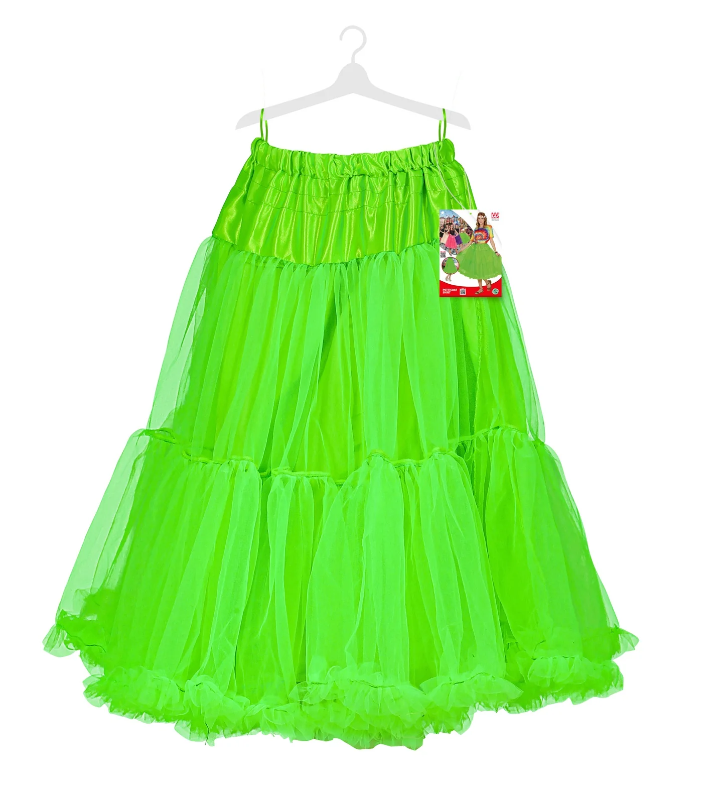 Petticoat groen tule 65cm - Image 6