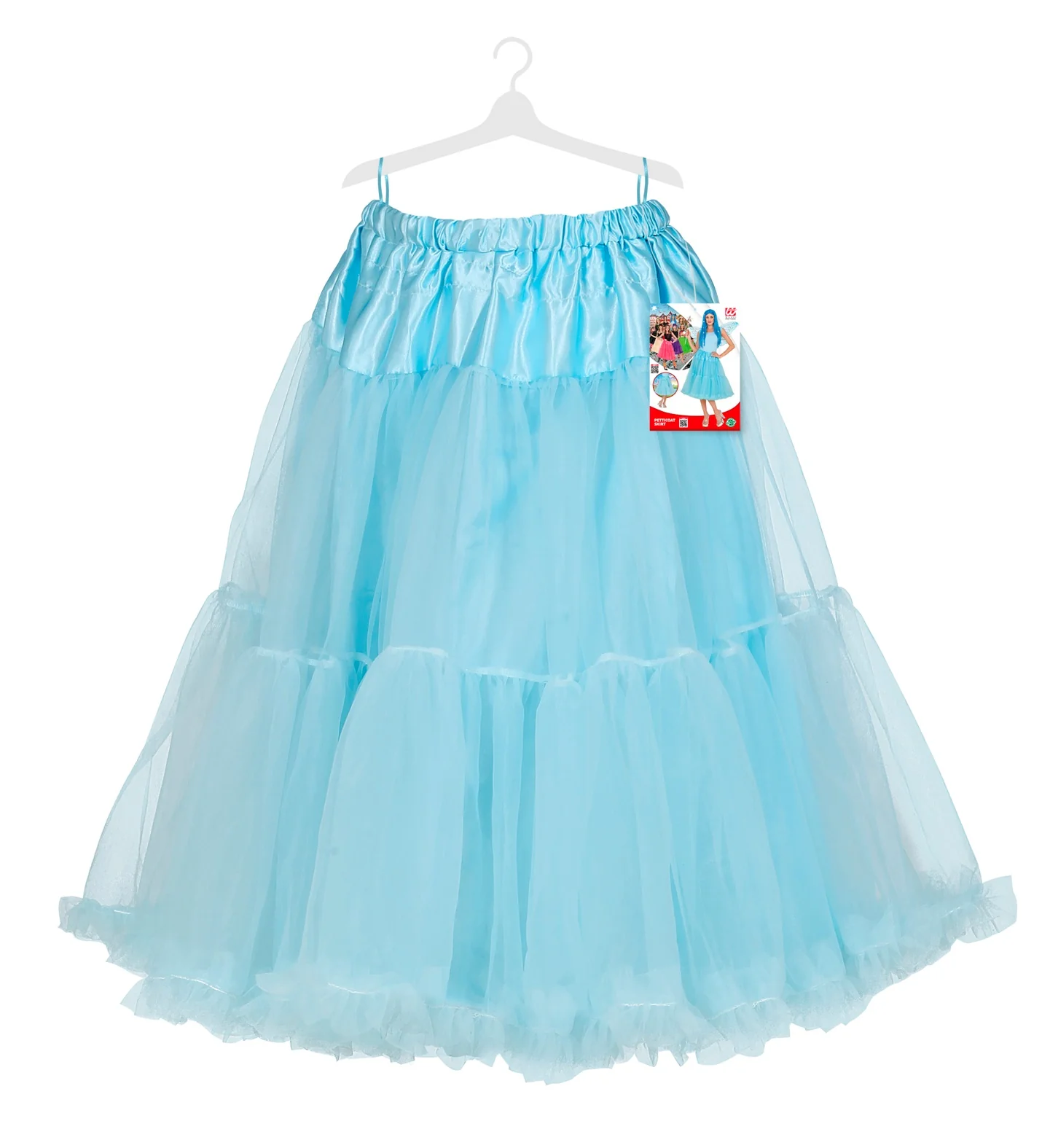 Petticoat licht blauw tule 65cm - Image 5