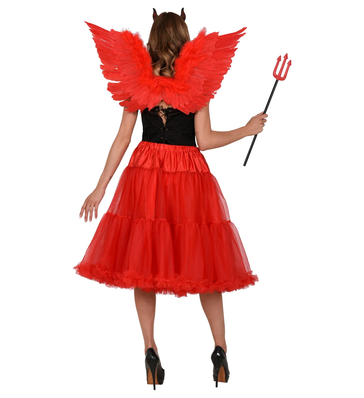 Petticoat rood tule 65cm - Image 4