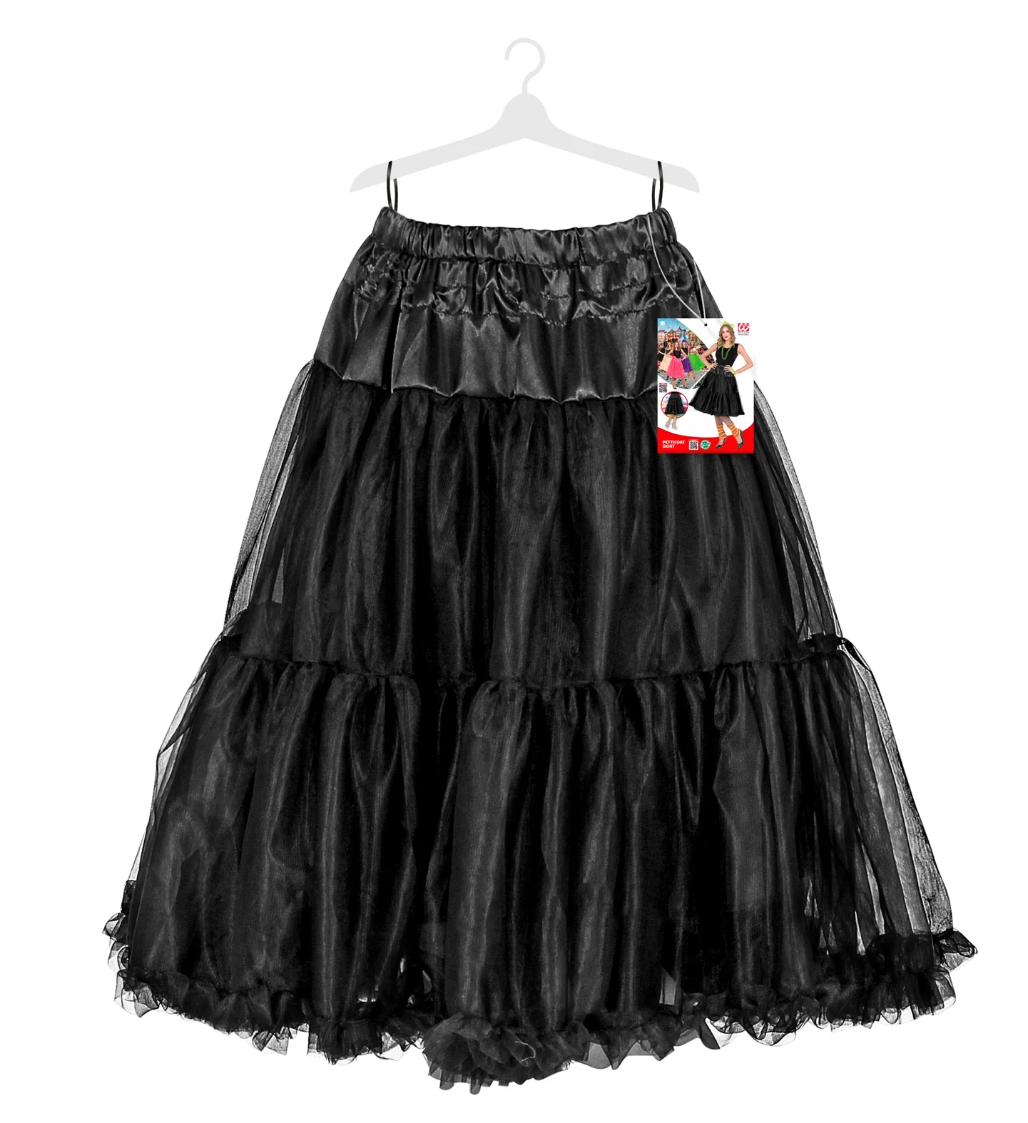 Petticoat zwart tule 65cm - Image 6