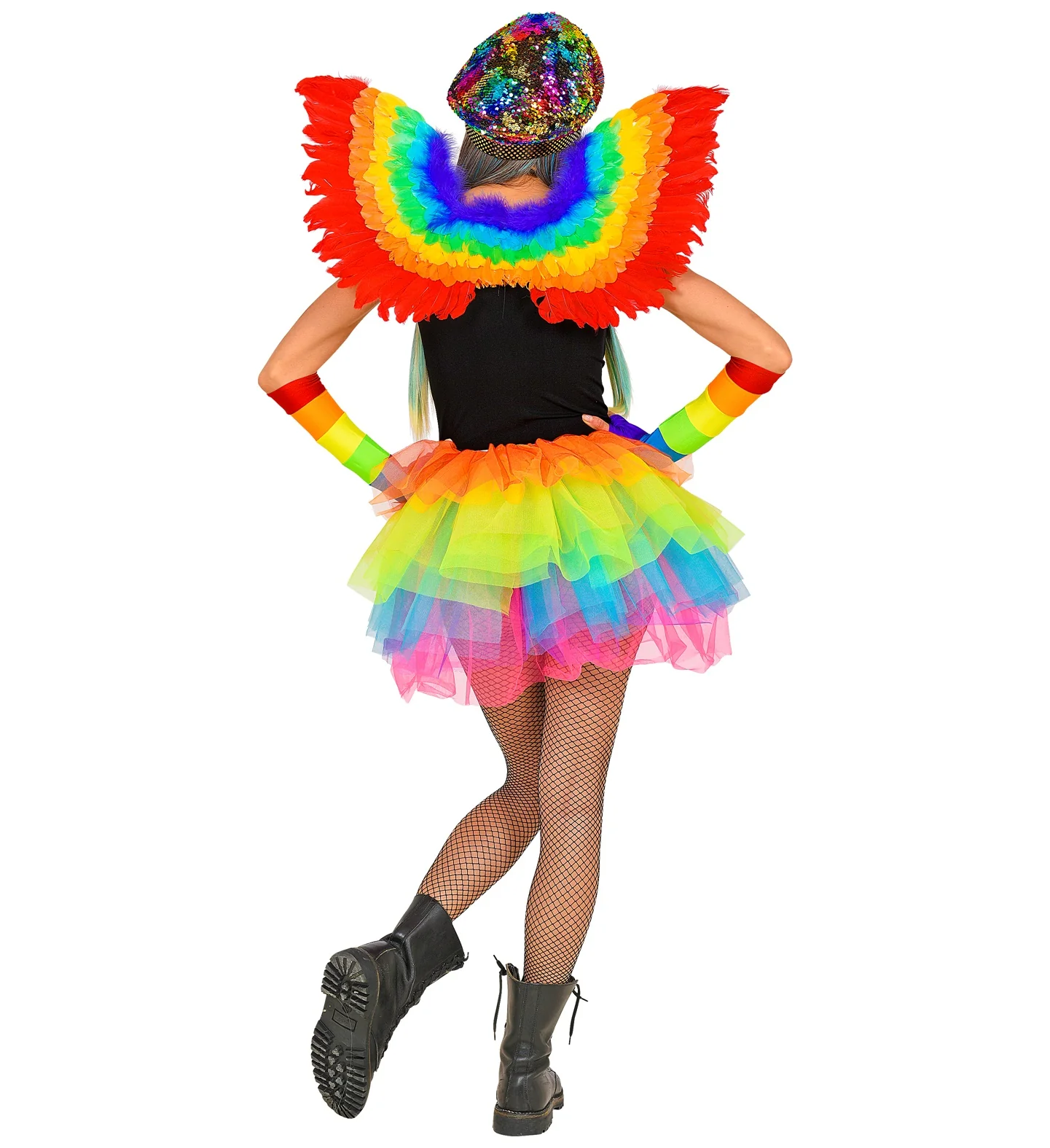 Regenboog tutu dames - Image 4