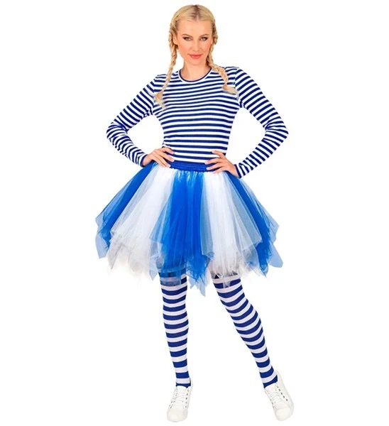 Tutu wit/blauw Timo - Image 2