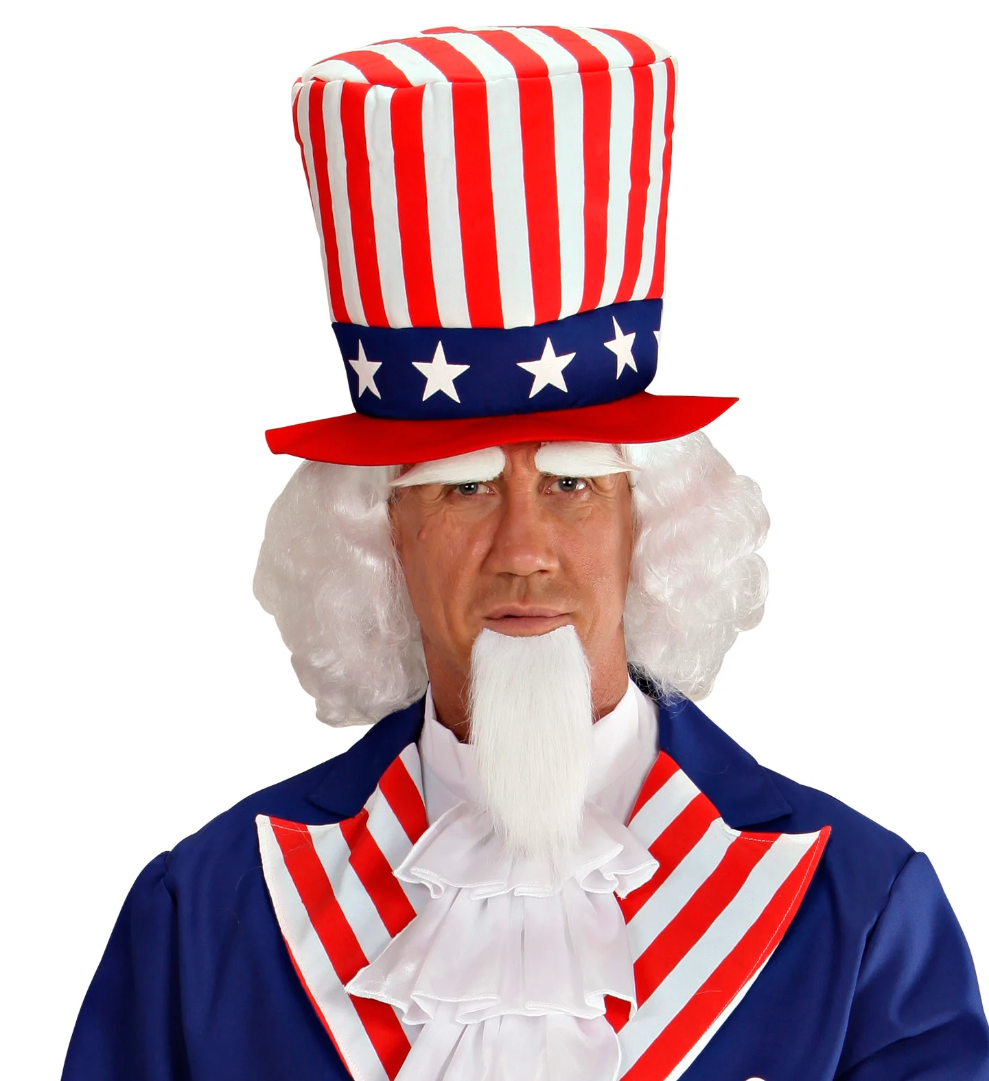 Uncle Sam pruik USA Amerika luxe - Image 2