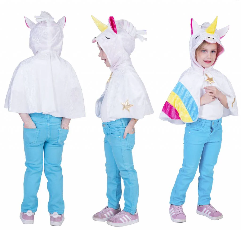 Unicorn Regenboog cape kinderen - Image 4