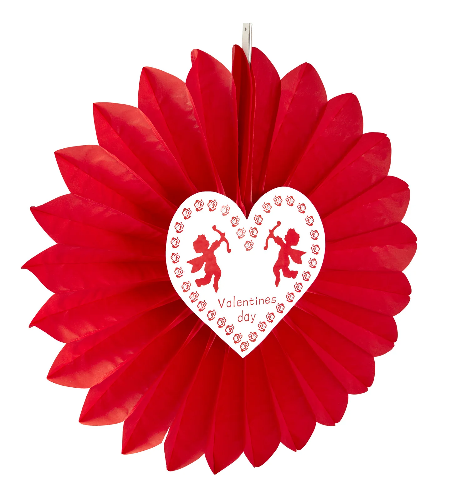 Valentijnsdag decoratie hart van papier - Image 2
