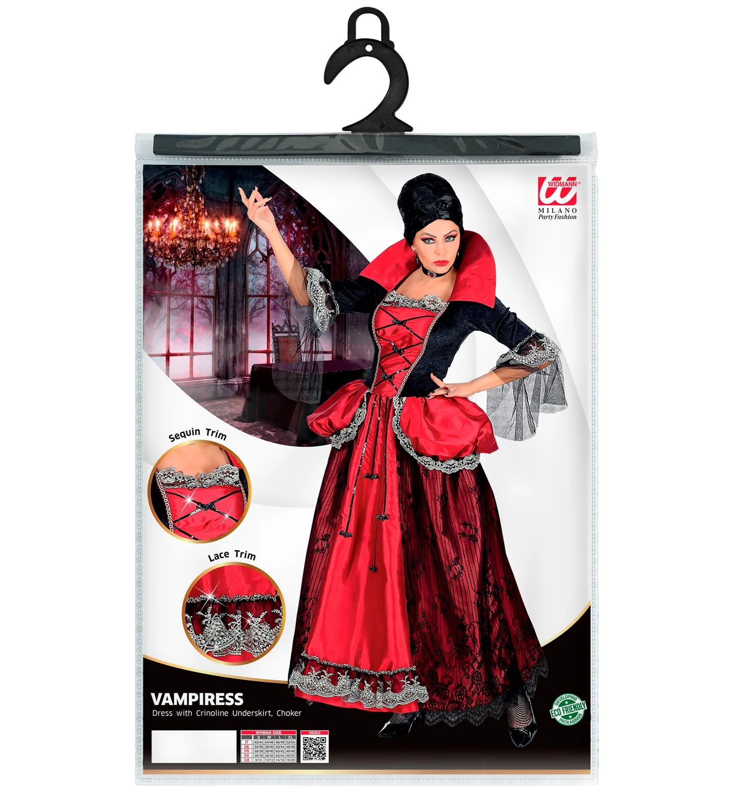 Vampieren jurk Valentina dames - Image 4