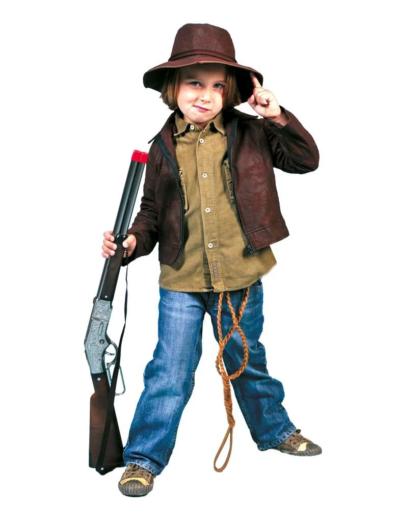 Veedrijver cowboy jasje voor kinderen