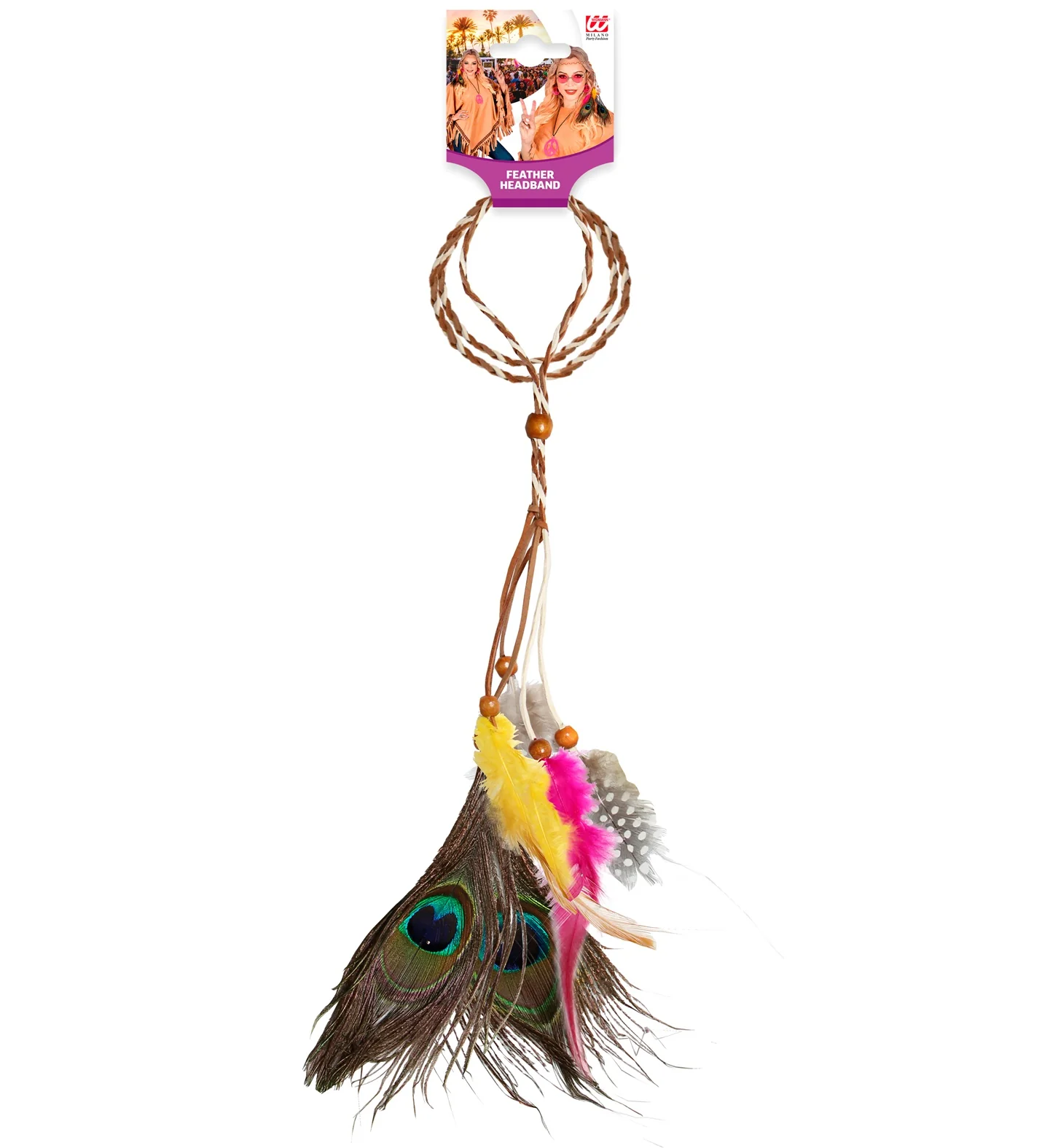 Hoofdband veren Indiaan - Image 4