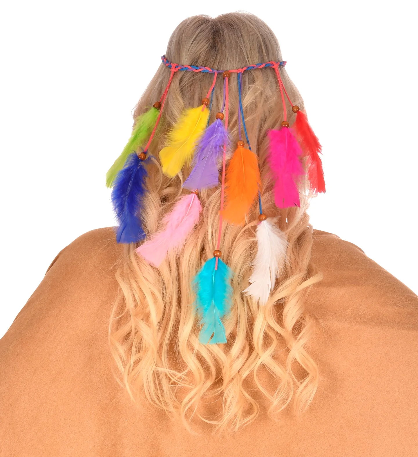 Hoofdband indiaan meerkleurig - Image 3