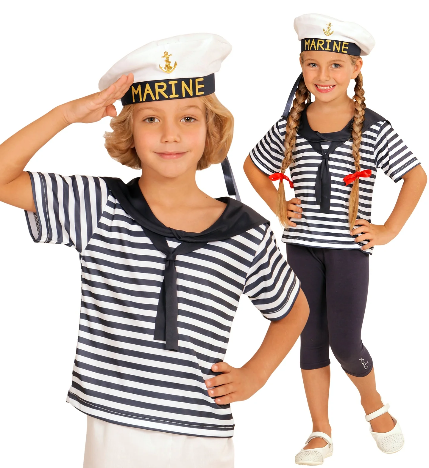 Verkleedset marine voor kinderen - Image 4