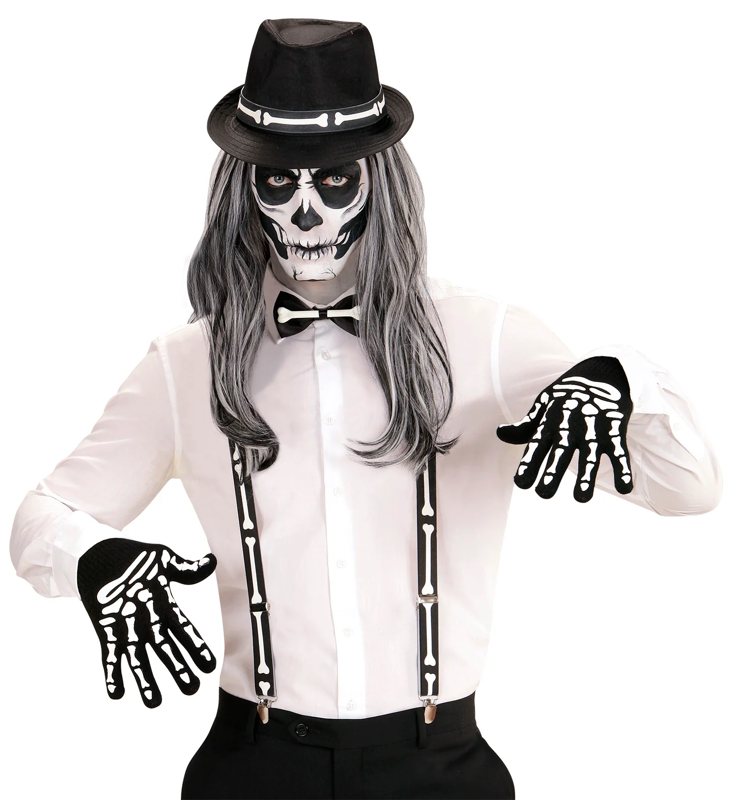 Verkleedset skelet voor halloween - Image 3