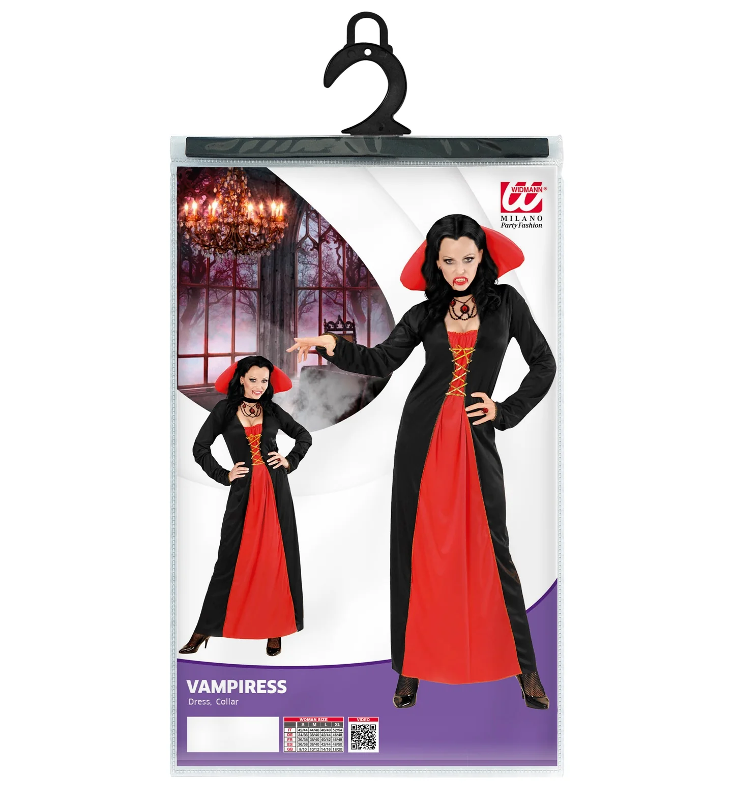Victoriaanse Vampier jurk dames - Image 4