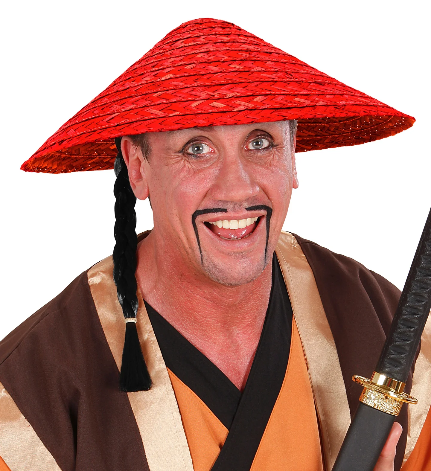Vietkong strohoed rood - Image 3