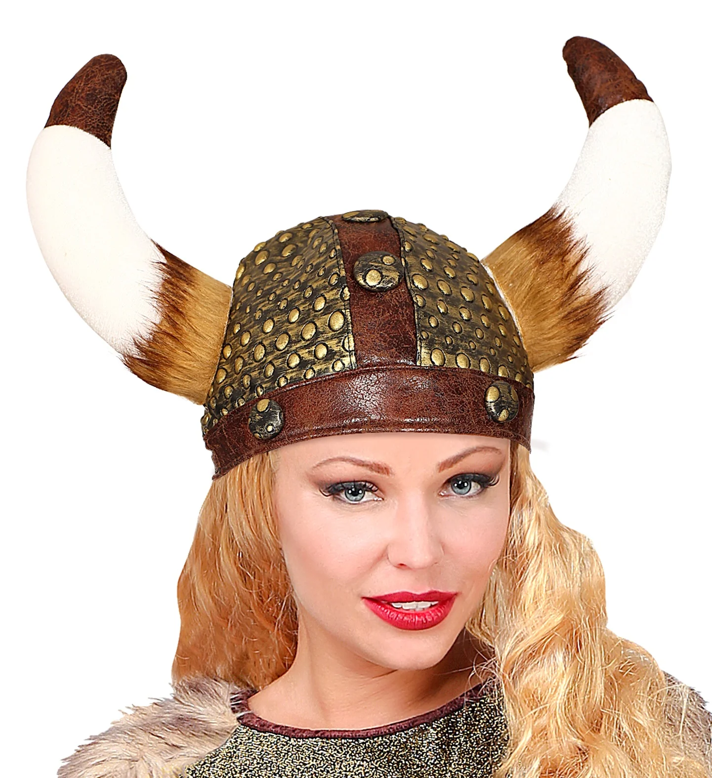 Viking helm met hoorns van vacht - Image 4