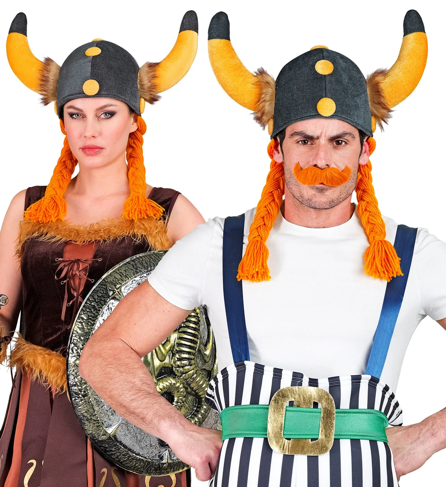 Viking helm met vlechten - Image 5