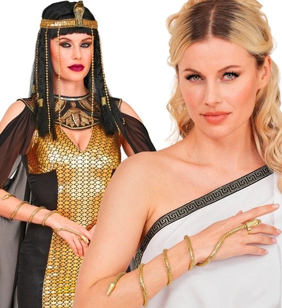 Vinger armband slang goud Teun - Image 5