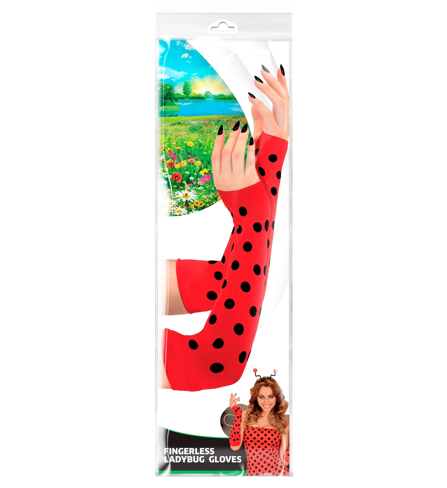 Vingerloze lieveheersbeestjes handschoenen - Image 5