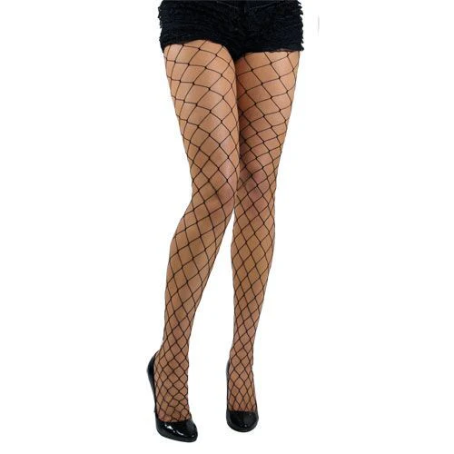Visnet panty grove maas in zwart